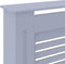 vidaXL Radiatorombouw 205 cm MDF grijs