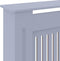 vidaXL Radiatorombouw 205 cm MDF grijs