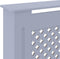 vidaXL Radiatorombouw 205 cm MDF grijs