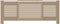 vidaXL Radiatorombouw 205 cm MDF