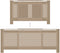 vidaXL Radiatorombouw 205 cm MDF