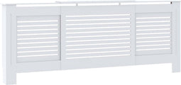 vidaXL Radiatorombouw 205 cm MDF wit