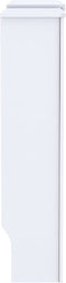 vidaXL Radiatorombouw 205 cm MDF wit