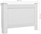 vidaXL Radiatorombouw 205 cm MDF wit