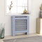 vidaXL Radiatorombouw 205 cm MDF wit