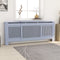 vidaXL Radiatorombouw 205 cm MDF wit