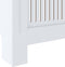 vidaXL Radiatorombouw 205 cm MDF wit