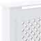 vidaXL Radiatorombouw 205 cm MDF wit