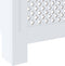 vidaXL Radiatorombouw 205 cm MDF wit