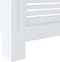vidaXL Radiatorombouw 205 cm MDF wit