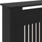 vidaXL Radiatorombouw 205 cm MDF zwart