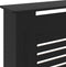 vidaXL Radiatorombouw 205 cm MDF zwart