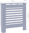 vidaXL Radiatorombouw 78 cm MDF grijs