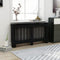 vidaXL Radiatorombouw 78 cm MDF grijs
