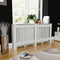 vidaXL Radiatorombouw 78 cm MDF grijs