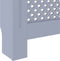 vidaXL Radiatorombouw 78 cm MDF grijs