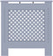 vidaXL Radiatorombouw 78 cm MDF grijs