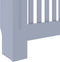 vidaXL Radiatorombouw 78 cm MDF grijs
