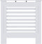 vidaXL Radiatorombouw 78 cm MDF wit