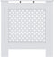 vidaXL Radiatorombouw 78 cm MDF wit