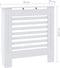 vidaXL Radiatorombouw 78 cm MDF wit