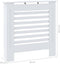 vidaXL Radiatorombouw 78 cm MDF wit