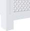 vidaXL Radiatorombouw 78 cm MDF wit
