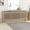 vidaXL Radiatorombouw 78 cm MDF zwart