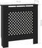 vidaXL Radiatorombouw 78 cm MDF zwart