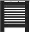 vidaXL Radiatorombouw 78 cm MDF zwart