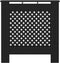 vidaXL Radiatorombouw 78 cm MDF zwart