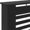 vidaXL Radiatorombouw 78 cm MDF zwart