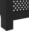 vidaXL Radiatorombouw 78 cm MDF zwart