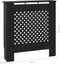 vidaXL Radiatorombouw 78 cm MDF zwart