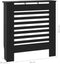 vidaXL Radiatorombouw 78 cm MDF zwart