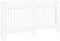 vidaXL Radiatorombouw MDF wit 152 cm