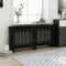 vidaXL Radiatorombouw wit MDF 172 cm