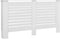 vidaXL Radiatorombouwen 2 st 172x19x81.5 cm MDF wit