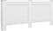 vidaXL Radiatorombouwen 2 st 172x19x81.5 cm MDF wit
