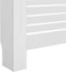vidaXL Radiatorombouwen 2 st 172x19x81.5 cm MDF wit
