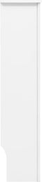 vidaXL Radiatorombouwen 2 st 172x19x81.5 cm MDF wit