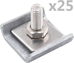 vidaXL - Rastermatverbinding - 25 - sets - antraciet