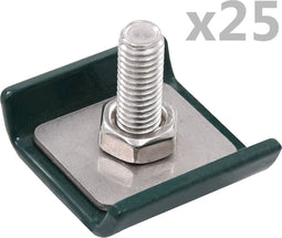 vidaXL - Rastermatverbinding - 25 - sets - groen