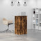 vidaXL - Receptiebalie - 55x50x103,5 - cm - bewerkt - hout - gerookt - eikenkleurig