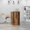 vidaXL - Receptiebalie - 55x50x103,5 - cm - bewerkt - hout - oud - houtkleurig