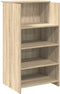vidaXL - Receptiebalie - 55x50x103,5 - cm - bewerkt - hout - sonoma - eikenkleurig