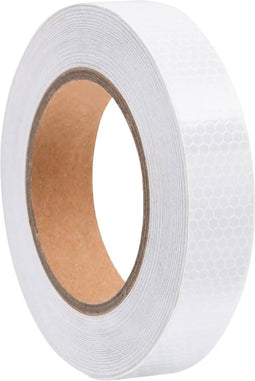 vidaXL - Reflecterende - tape - 2,5 - cm - x - 20 - m - PVC - wit