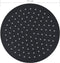 vidaXL - Regendouchekop - rond - 25 - cm - roestvrij - staal - zwart