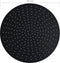 vidaXL - Regendouchekop - rond - 40 - cm - roestvrij - staal - zwart