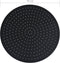 vidaXL - Regendouchekop - rond - 50 - cm - roestvrij - staal - zwart